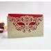 Party Invitation Card Birthday Card Glitter Paper Laser Mask 